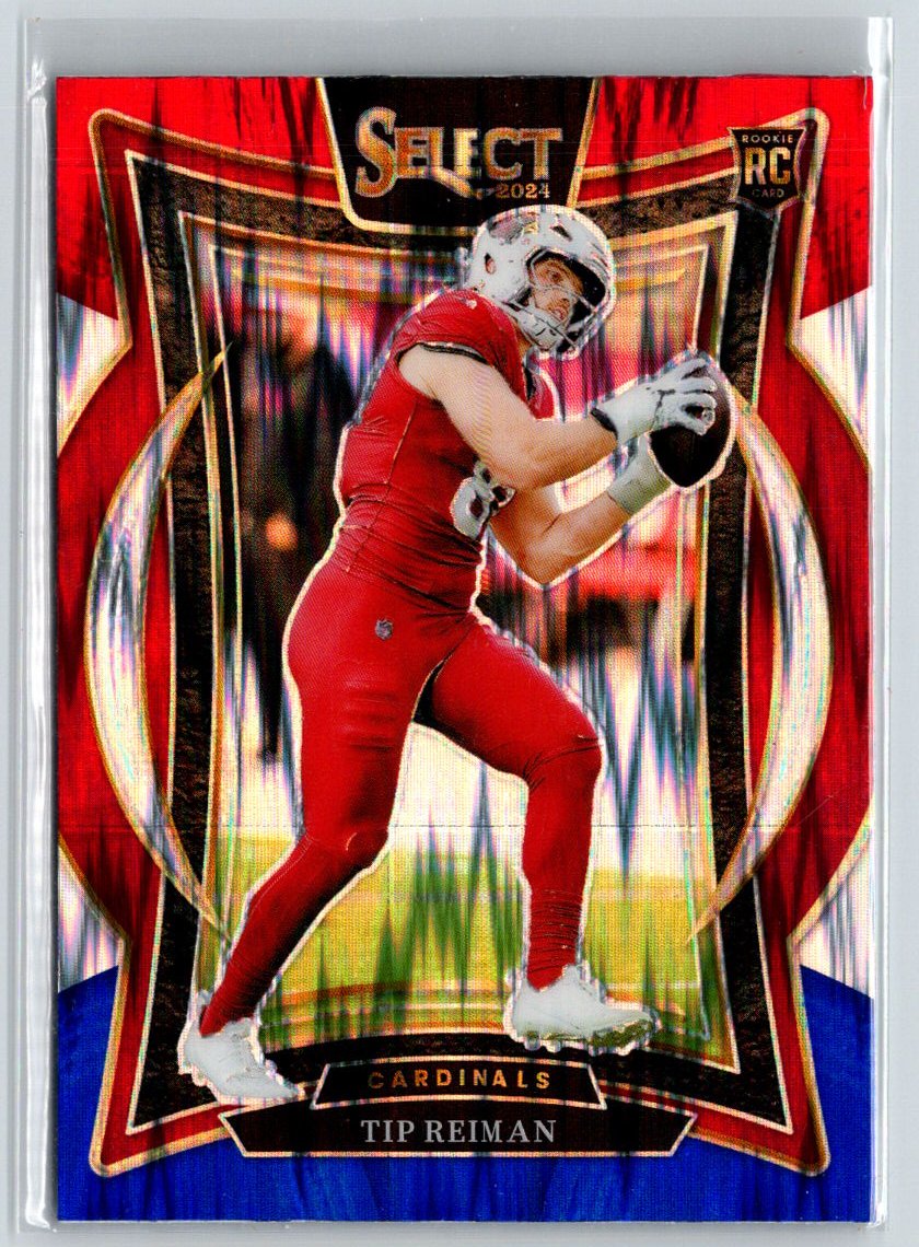 2024 Panini Select #50 Tip Reiman Red & Blue Prizm Shock Z70