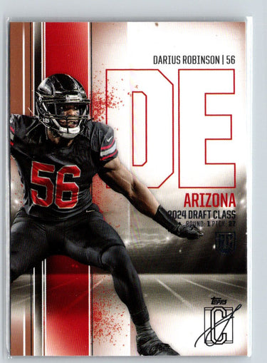2024 Topps Signature Class #63 Darius Robinson Bronze Z70