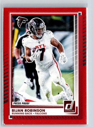 2025 Donruss #160 Bijan Robinson Z70