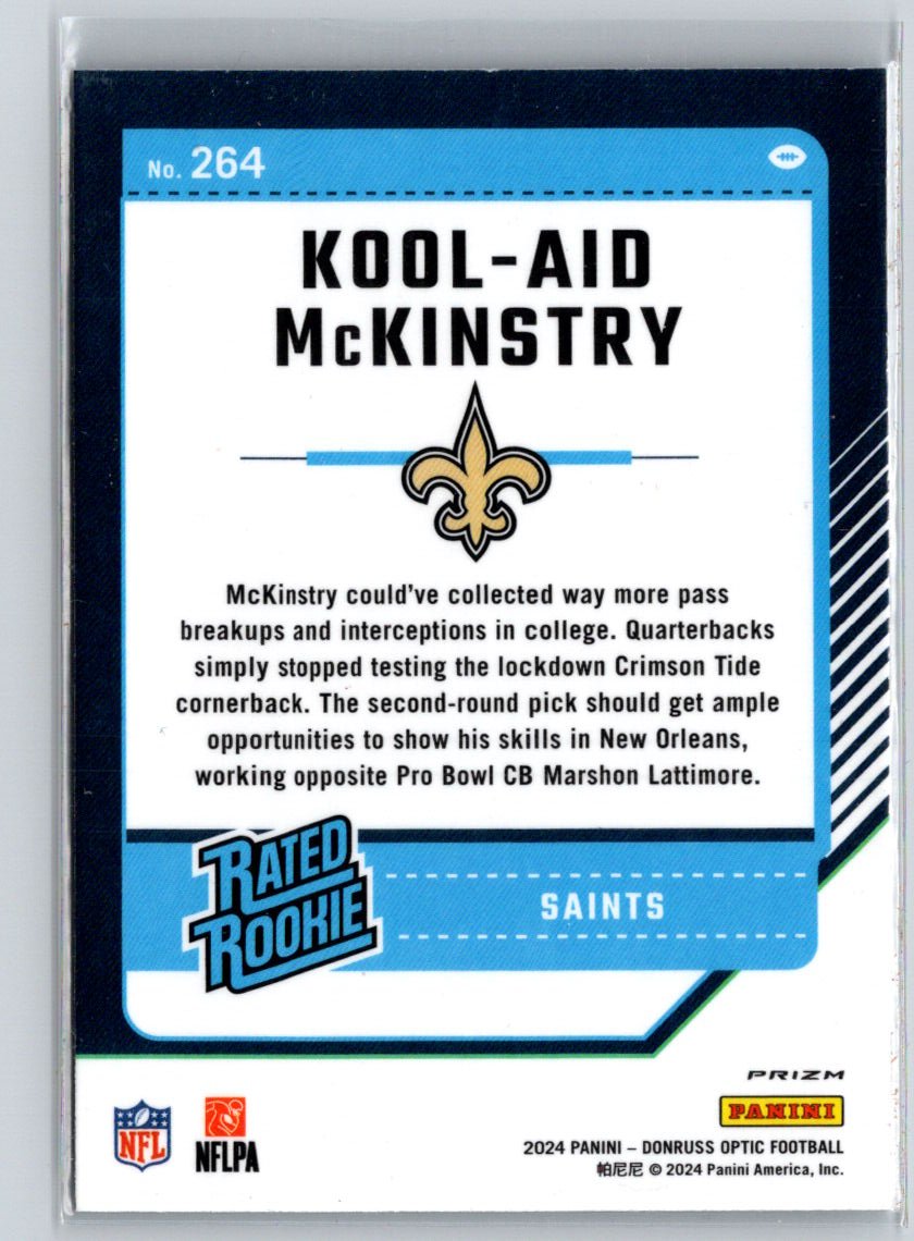 2024 Donruss Optic #264 Kool-Aid McKinstry Holo Z70