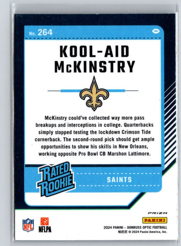 2024 Donruss Optic #264 Kool-Aid McKinstry Holo Z70