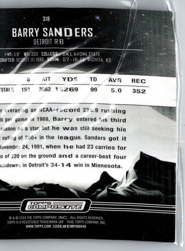 2023 Topps Composite #318 Barry Sanders Z10