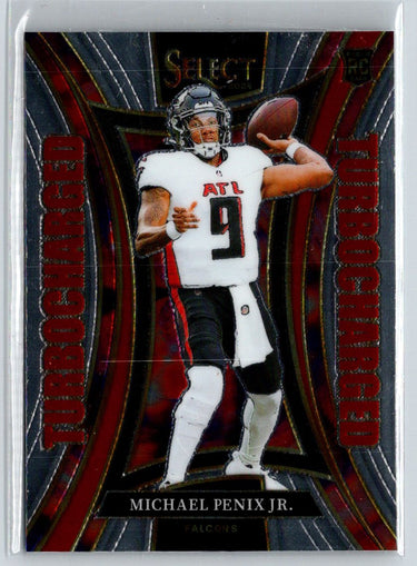 2024 Panini Select #21 Michael Penix Jr. Turbocharged Z10