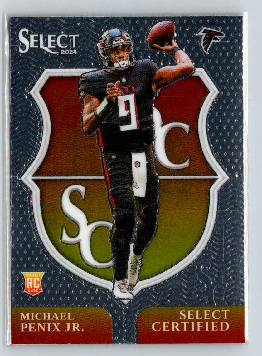 2024 Panini Select #9 Michael Penix Jr. Select Certified Rookies Z10