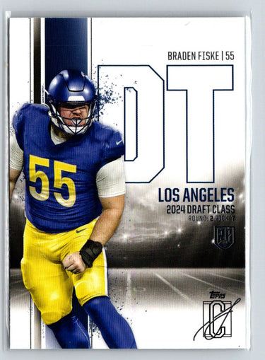 2024 Topps Signature Class #142 Braden Fiske Z10